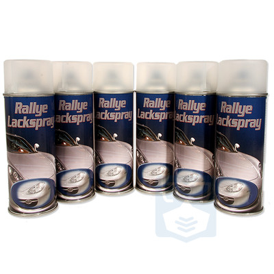 6x Klarlack matt Spraydose 400ml Lackspray Mattlack Sprühdose matter Autolack