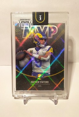 Matthew Stafford  / MVP 2025 / lazer diamond /  Generation Next / 12