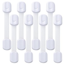 Cabinet Locks Baby Proofing 8 Pack Multi Purpose Adjustable Strap