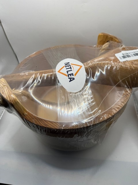 Wooden Sauna Bucket and Ladle