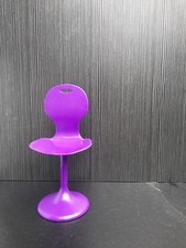 Barbie Doll Ofice Chair Purple Doll Furniture for Barbie Doll