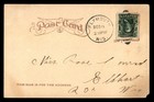Mayfairstamps US 1907 Plymouth to Elkhart Church Postcard cca_17793 — photo 2