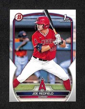 2023 Bowman Draft - Joe Redfield 1st Bowman #BD-122 Angels Prospect