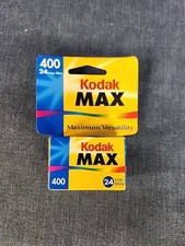 NEW Kodak Max 35mm Color Print Film 400 Speed 24 Exposures Expired 10/2006 u-1B