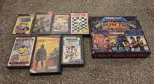 Comodore 64 Game Bundle Assorted Games Cassette Tapes Retro Gaming Vintage