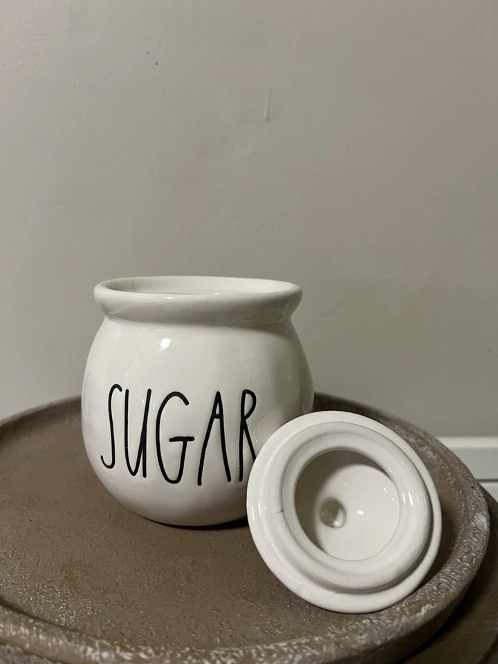 Juego de Crema y Azúcar Rae Dunn Colección Artesanal Magenta con Tapa Foto 3 de 4