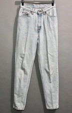 VTG 90s Levi's 912 Mom Tapered Jeans Womens 7 MED Light Wash High Rise USA Made