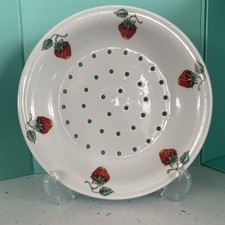 Apilco France White Porcelain Strawberry/Fruit Strainer Colander. No Underplate.