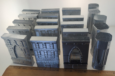 gothic tile set 28mm terrain FAST SHIP|Alternate Wargaming Miniature