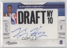 2010-11 Prestige NBA Class Draft Logo 219/299 Xavier Henry #12 Patch Auto 1l3q