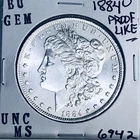 1884 O BU GEM MORGAN SILVER DOLLAR UNC MS+++ U.S. MINT RARE COIN 6942