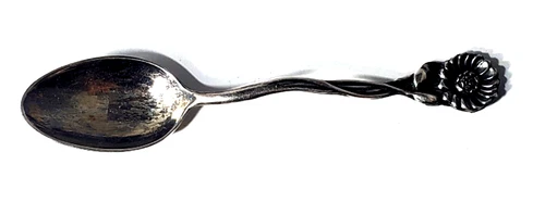 Vintage Sterling Silver REED & BARTON Flower Handle Demitasse Spoon Lot