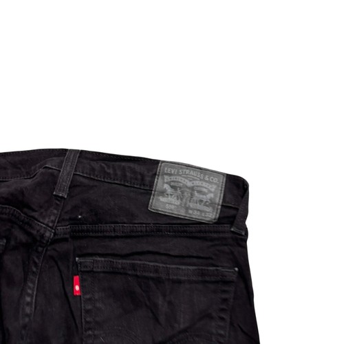 Jeans Levis 559 W34 L31 para hombre negros calce recto regular elástico denim (E) - Imagen 4 de 6