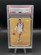 2024 Panini Court Kings Victor Wembanyama Blank Slate Case Hit SSP PSA 8.5