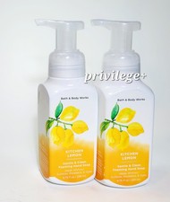 BATH  BODY WORKS Kitchen Lemon GENTLE  CLEAN FOAMING HAND SOAP Pack 2 