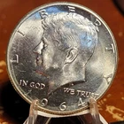 Choice BU 1964-P Kennedy Half Dollar  90% Silver Uncirculated