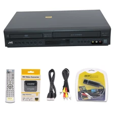 JVC VCR DVD Combo | Convert VHS to Digital USB Capture | AV-HDMI Adapter Remote