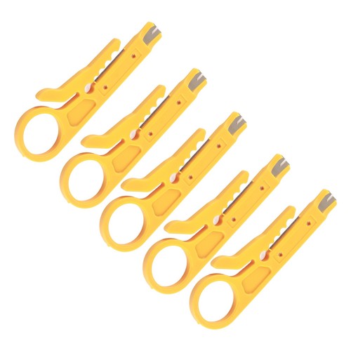 5x Mini Wire Stripper Network Wire Stripper For CAT5 CAT5e CAT6 Data Cable 3D CB - Afbeelding 21 van 22