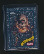 M.O.D.O.K 2025 TOPPS CHROME MARVEL SPIDER WEB REFRACTOR PARALLEL 210/399 #117