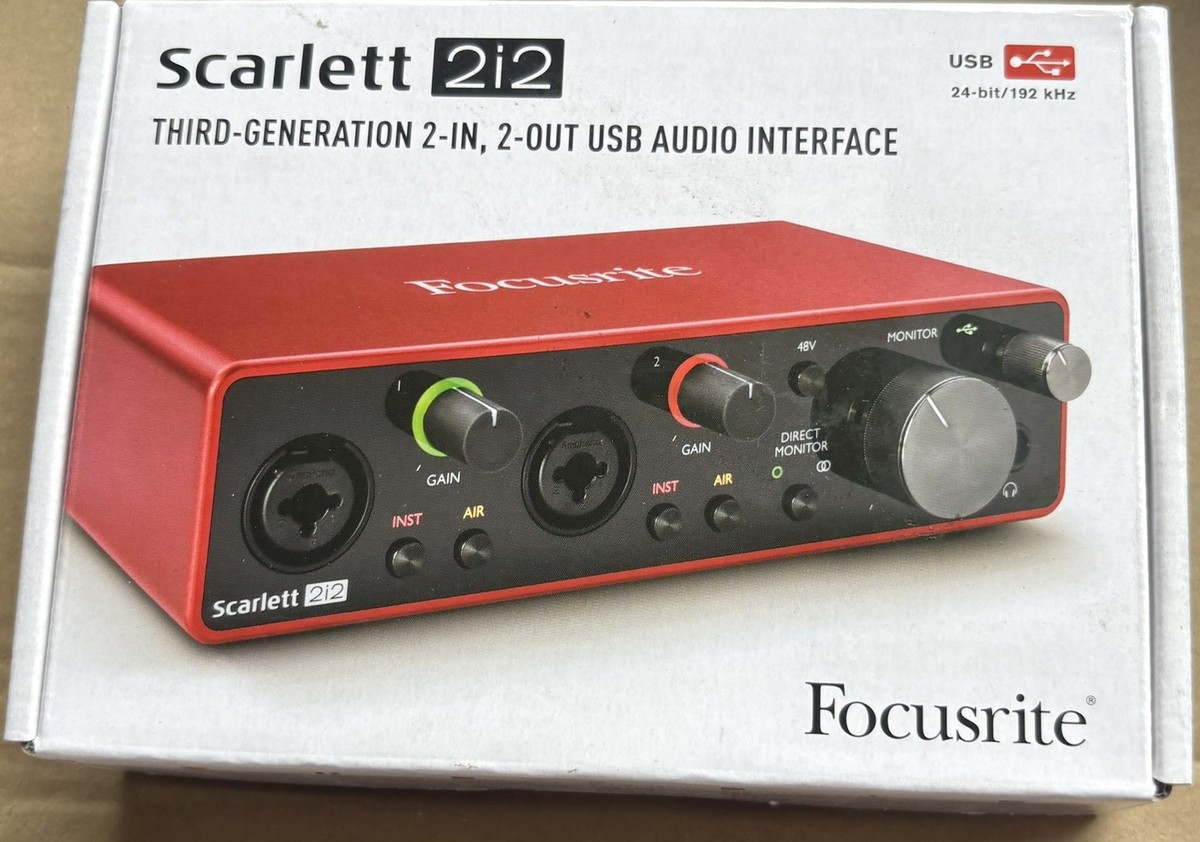Focusrite Scarlett 2i2 3rd Gen. 2-Channel USB Audio
