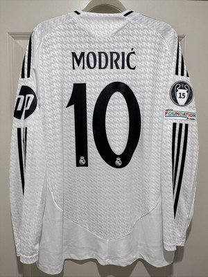 Luka Modric #10 Men's XL Adidas Real Madrid Home Authentic Jersey