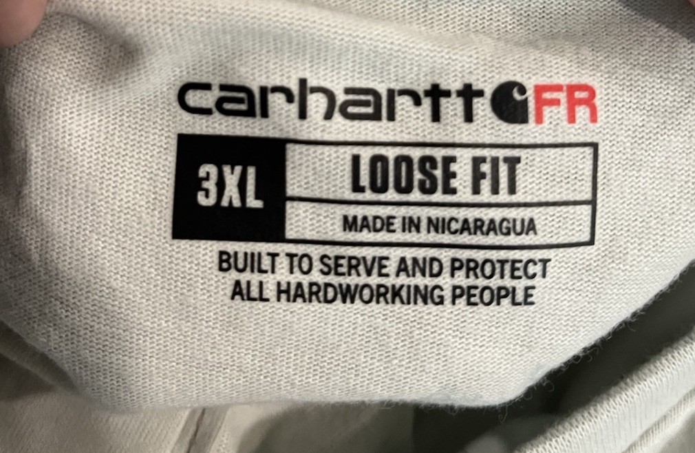 Carhartt Flame Resistant Force Loose Fit Midweight Men's Henley T-Shirt Size 3XL thumbnail 5