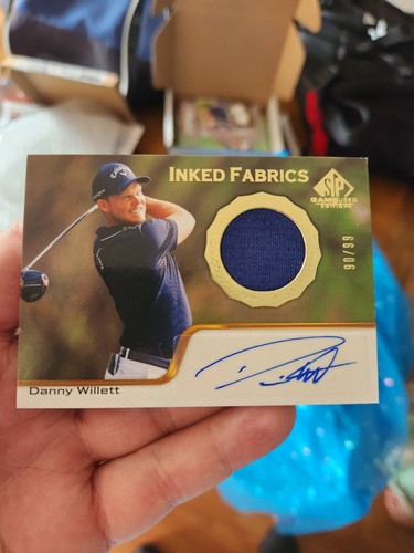 2024 SP Game Used Inked Fabrics /99 Danny Willett #IF-DW Auto. Autograph. Signed - Picture 5 of 5