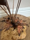 Vintage Brutalist Metal Flower Sculpture  — photo 2