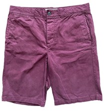 Jack Wills Mens Shorts Red Chino Cotton Waist 32"