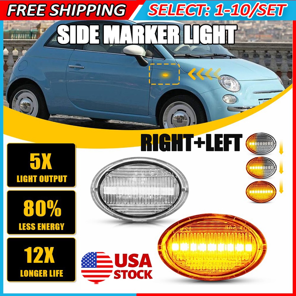 Maserati GranTurismo Sport 2007-2019 Front Right Side marker lights 20 pcs P/N 68259985AA