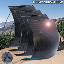 Flexible Portable 400W 200W Mono Solar Panel for Power Station RV Camping Boat