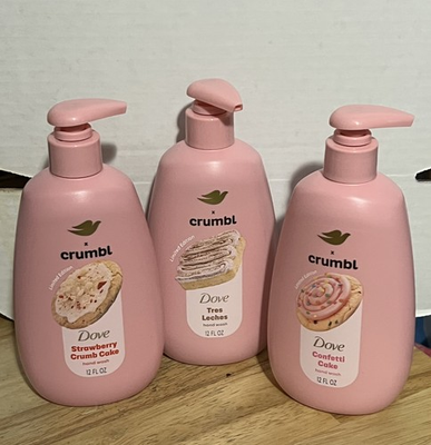 #ad 3 Dove x Crumbl Limited Edition Hand Soap 12oz $34.99