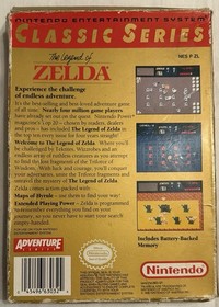 The Legend of Zelda (Nintendo Entertainment System NES) SOLO CAJA, MANUAL Y MAPA