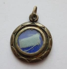 2604/5       OLD  MEDAL RELIQUARY  SAINT LOUIS DE MONFORT  (3)