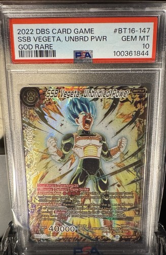 2022 SSB Vegeta, Unbridled Power [God Rare Foil] #BT16-147