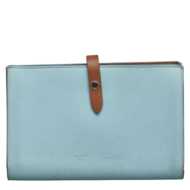 CELINE Strap Wallet Large Multifunction Bifold Wa… - image 1