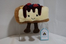 OFFICIAL Jellycat Crember Cheesecake - FAO Schwarz - GiftSet: Bag Stickers Pin