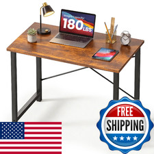 Dumos 31 Inch Small Computer Desk For Home Office Modern Study Writing Gaming