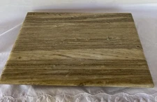 Natural Stone Cutting & Serving Cheese Board Tray Food Grade 12” X 9” Nice Grain