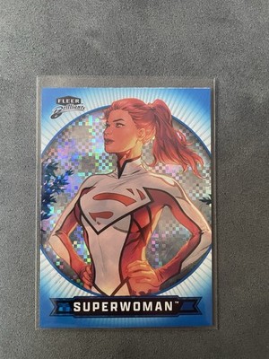 2025 Fleer Brilliants DC Superman  Superwoman  Blue X-Ray #27 (#781/999)