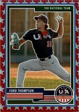2023 Panini Stars & Stripes USA Baseball #17 Ford Thompson Red