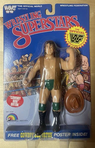 WWF Cowboy Bob Orton Wrestling Superstars LJN 1987...