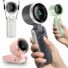 Rechargeable Handheld Turbo Fan 5 Speed Portable Mini Travel Beach Camping Gift Rechargeable Handheld Turbo Fan 5 Speed Portable Mini Travel Beach Camping Gift