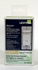 Leviton R52-ODS10-IHW Decora Occupancy Sensor Switch 10A 120-277VAC - White