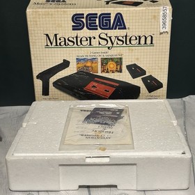 Vintage Sega Master System Power Base Console Complete Brand Sealed New In Box