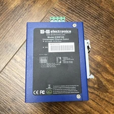 B&B ELECTRONICS MODEL ESW105 UNMANAGED ETHERNET SWITCH