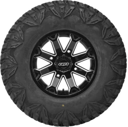 QuadBoss Blitz Wheel - 14x7 - 5+2 Offset - 4/137 - Machined/Black ATV/UTV 608462 - Image 3 of 4