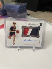 2020 Flawless Collegiate /20 Nico Mannion Patch Auto Rc