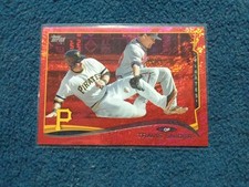 2014 Topps #527 Travis Snider Red Glitter Sparkle Pirates 