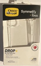 Otterbox Symmetry Series Phone Case Alpha Glass For iPhone 12 Mini Clear